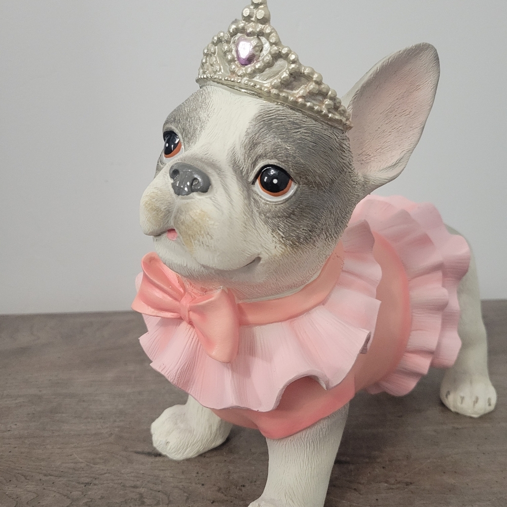 New Valentines Frenchie Bulldog Figurine Decor
